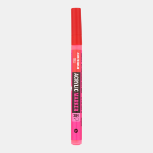 Marcador Amsterdam tamanho S nº384 Rosa Fluorescente