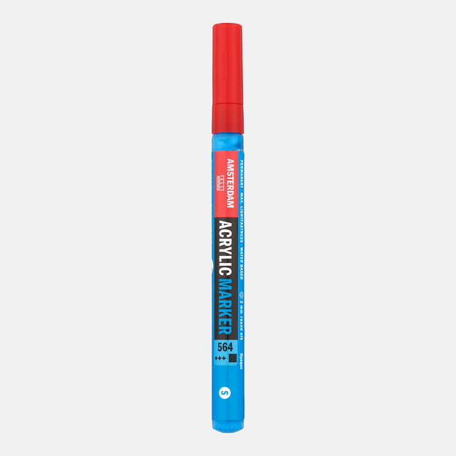 Marcador Amsterdam tamanho S nº564 Azul brilhante