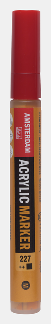 Marcador Amsterdam tamanho M nº227 Amarelo ocre