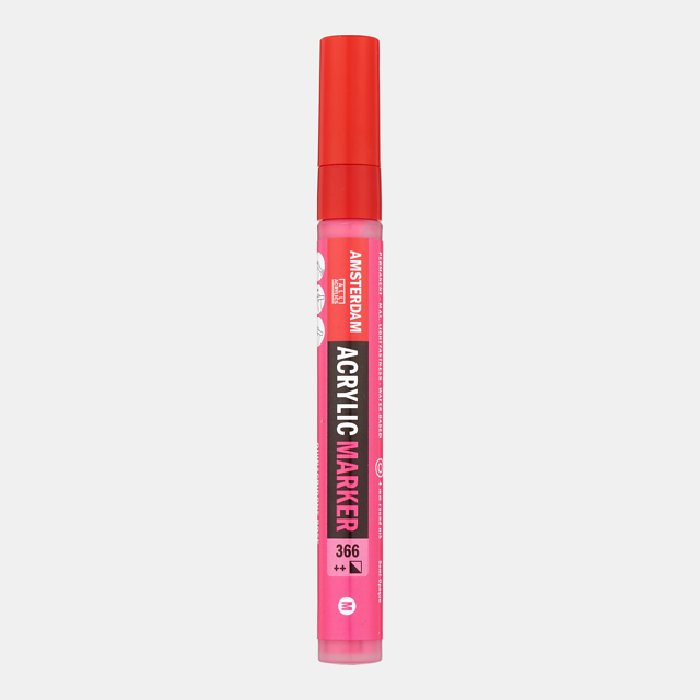 Marcador Amsterdam tamanho M nº366 Rosa Quinacridona