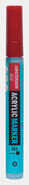 Marcador Amsterdam tamanho M nº551 Azul celeste claro
