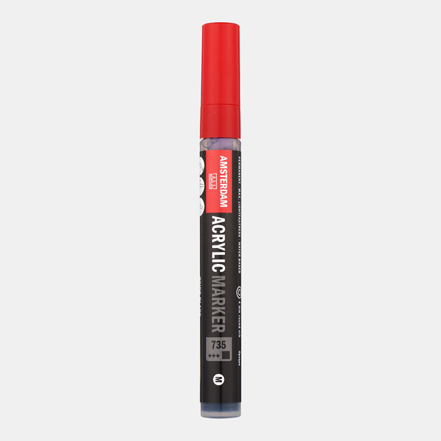 Marcador Amsterdam tamanho M nº735 Negro oxido