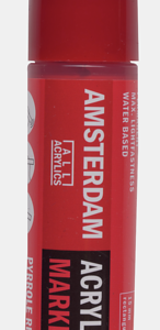 Marcador Amsterdam tamanho L nº315 Vermelho pyrrole