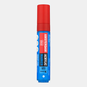 Marcador Amsterdam tamanho L nº572 Azul cyan