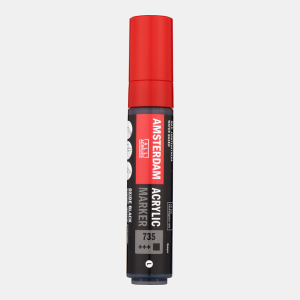 Marcador Amsterdam tamanho L nº735 Negro oxido