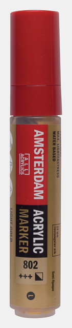 Marcador Amsterdam tamanho L nº802 Ouro claro
