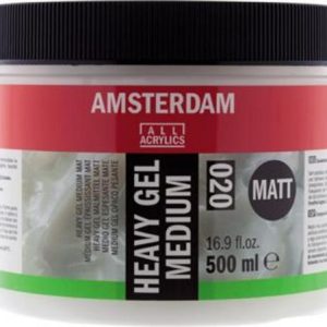 Acrilico Heavy gel medium mate  500ml Amsterdam