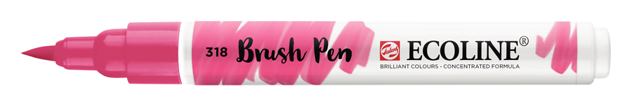 Ecoline brush pen nº318 Carmin