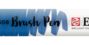 Ecoline brush pen nº508 Azul prussia