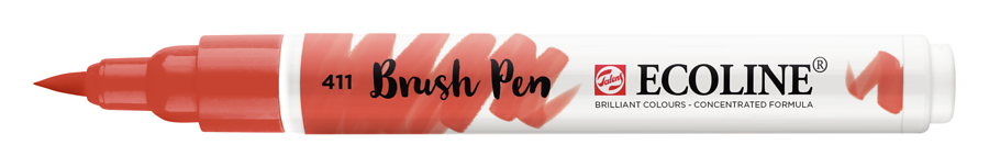 Ecoline brush pen nº411 Terra de siena tostada