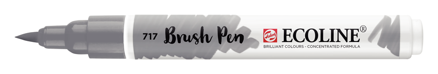 Ecoline brush pen nº717 Cinza frio