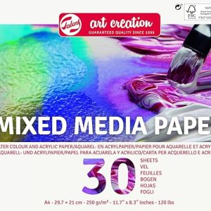 Bloco aguarela Mixed media A4 250gr 9312002M
