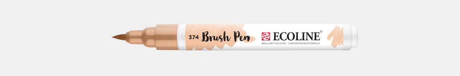 Ecoline brush pen nº374 Bege rosado