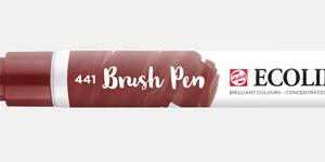 Ecoline brush pen nº441 Caoba