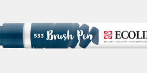Ecoline brush pen nº533 Azul indigo
