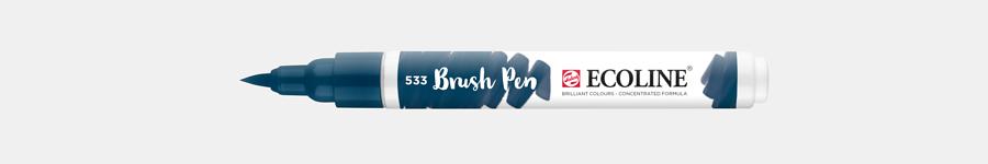 Ecoline brush pen nº533 Azul indigo