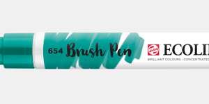 Ecoline brush pen nº654 Verde pinho