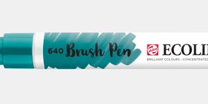 Ecoline brush pen nº640 Verde azulado