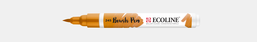 Ecoline brush pen nº245 Azafranado