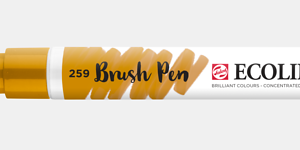 Ecoline brush pen nº259 Amarelo areia