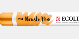 Ecoline brush pen nº231 Ocre ouro