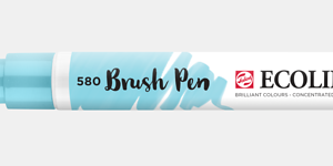 Ecoline brush pen nº580 Azul pastel