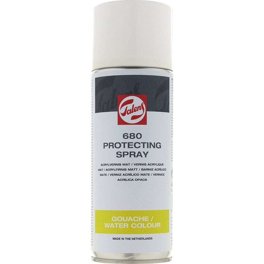 Verniz spray 400ml para aguarela e guache