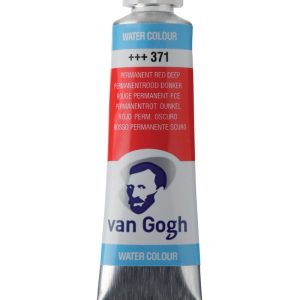 Aguarela Van Gogh 10ml nº371 vermelho permanente escuro