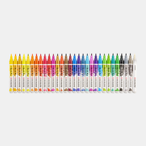 Estojo 30 canetas de Ecoline