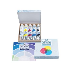 Conjunto de 5 guaches de 20ml cores primárias Talens