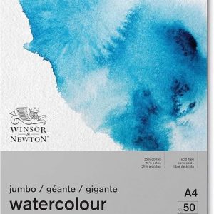 Bloco aguarela A4 300grs 50 folhas grão fino Winsor Newton