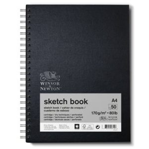  Sketch Book A4 170grs com argolas Winsor 
