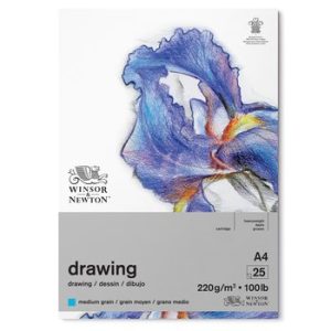Bloco A4 220grs  grão médio Winsor
