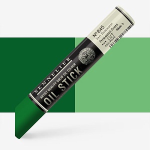 Oleo em stick 845 verde permanente S3 38ml Sennelier
