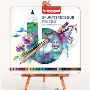 cx 24 lapis aguarela Bruynzeel