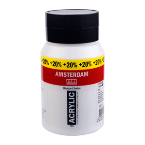 Acrílico Amsterdam 600ml nº4105 Branco titaneo